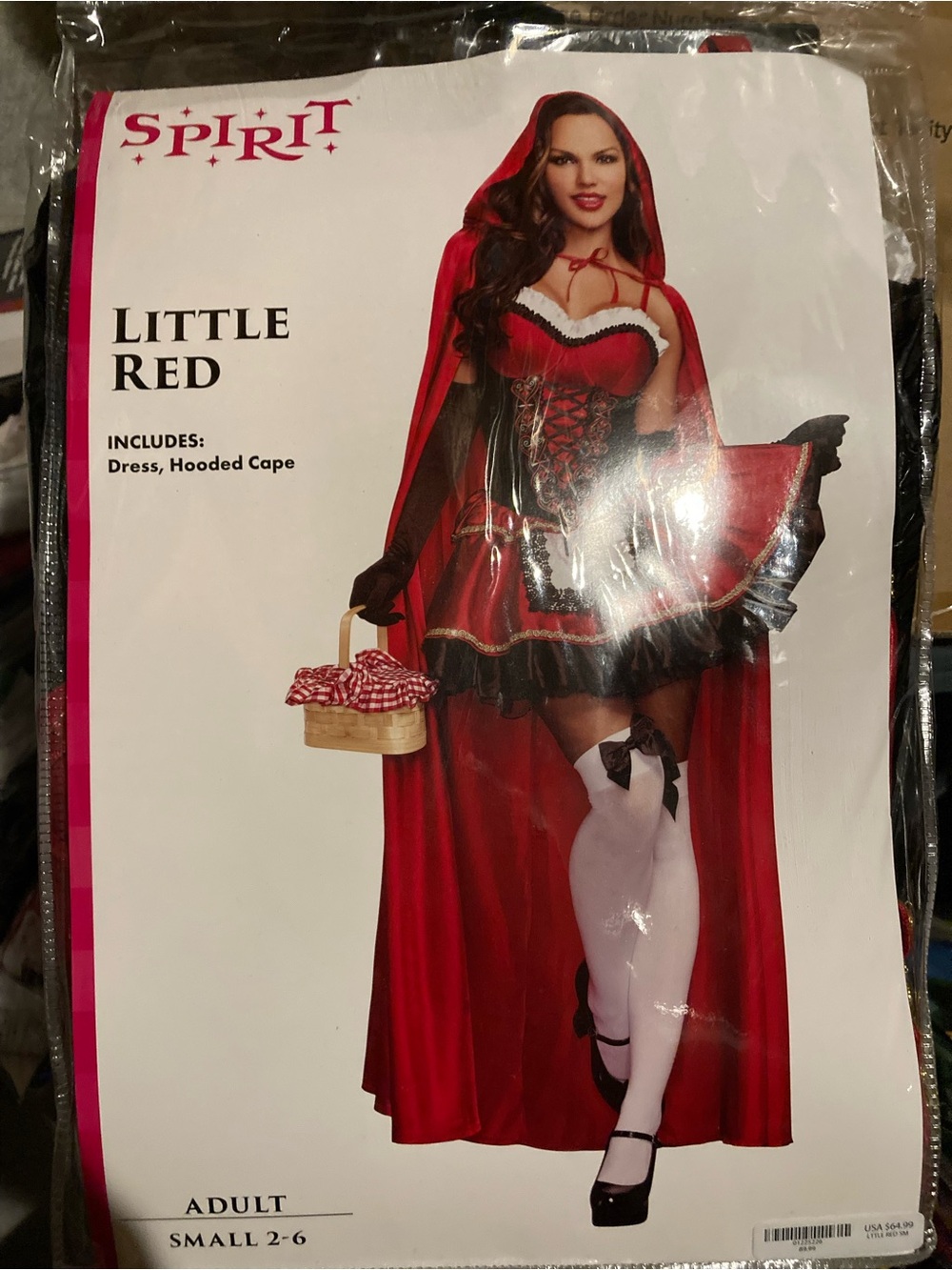 Little Red Adult Costume